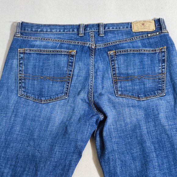 Lucy Brand Jeans men's size 36X30 ink blue colour 361 Vintage Straight jeans - Picture 5 of 13